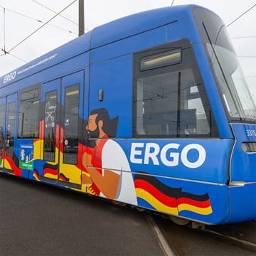 Die Deutschlandbahn in Düsseldorf zur UEFA EURO 2024™ 