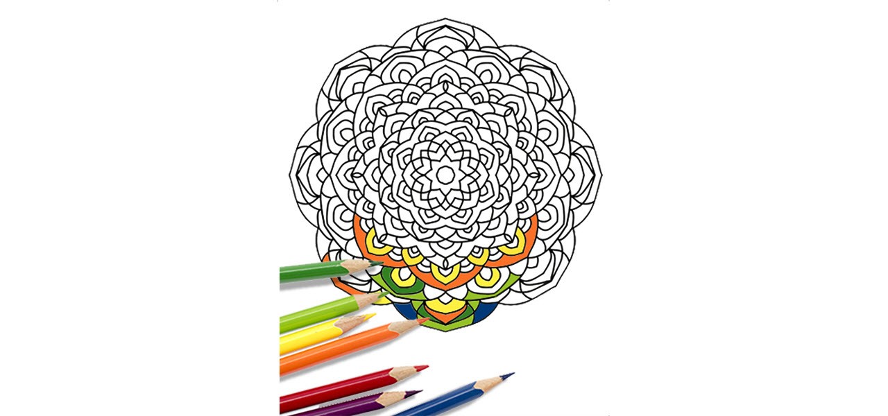 Augenentspannung mit Mandalas
