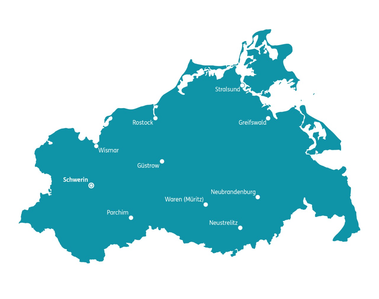 Karte Zahnarztkosten in Mecklenburg-Vorpommern